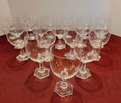 NEW MINT Rosenthal Crystal MARIA Classic Rose 6″ Wine Goblet(s) 18 Available