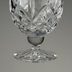 Set Of 2 Vintage Waterford Lismore Footed Juice Glasses 5 1/4″ Tall