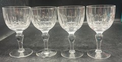 Stuart England Four (4) «Hampshire» 4 7/8″ Port Wine Glasses
