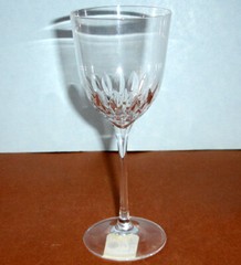 Martha Stewart Petals Crystal Wine Glass By Wedgwood 8.4″H New
