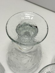 Willow House Tuscan Hammered Design Water Goblets 16 Ozs. Set Of 4