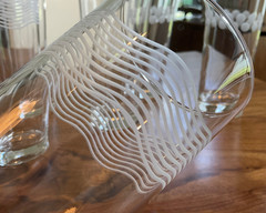 Mikasa Cheers Too Tall Glass Mikasa Balloon Dots Horizontal Dots Horizontal Wave