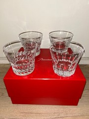 baccarat crystal tumblers glasses set of 4
