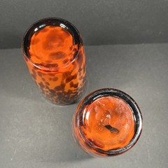 Beautiful Tortoise Shell Glass Tumblr Tall Drinking Glasses Set 2