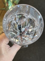 ROYALES DE CHAMPAGNE CRYSTAL CLEAR GLASS VERSAILLES WINE GLASSES HARD TO FIND