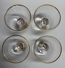Lenox Tuscany Classics Gold Frost Coupes, Set of 4, Clear