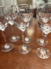 Marquis by Waterford ALLEGRA PLATINUM Crystal Wine Glasses Goblets – Set of 6