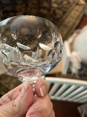 Vintage Towle Crystal Wine Stems (9)