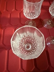 Vintage D’arques Longchamp Cognac French Cut Crystal Brandy Snifters BIN G