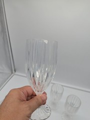 Mikasa Park Lane Crystal Iced Tea Glasses Set Of 4 – Cloudy Dishwasher Condition