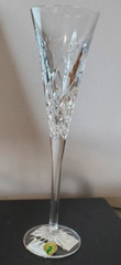 Waterford Crystal WISHES HAPPY CELEBRATIONS CHAMPAGNE FLUTE 11 In Monogram J C4