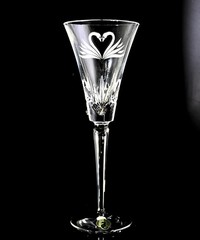 Waterford Crystal: Wedding Heirloom Fluted Champagne , 9.25″ | Swan | NIB