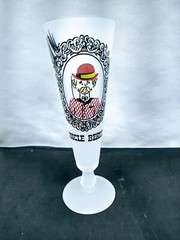 Gay Fad Gay Nineties Ancestors Portrait Uncle Bertie Pilsner Glass MCM