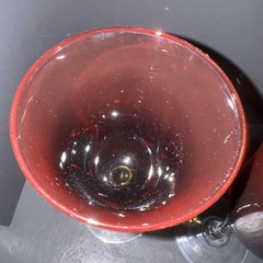 Casual Settings Ruby by CRISTAL D’ARQUES DURAND Stemmed Goblets 7 5/8” Set Of 2