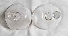TWO 17403 TIFFIN-FRANCISCAN 5 7/8-inch TALL SHERBET CHAMPAGNE GLASSES