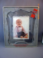 Wonderful Bleikristall Anna Hutte 24% Lead Crystal Picture Frame 5″ x 7″ NIB