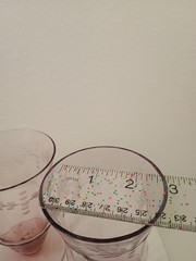 Vintage Etched Pink Depression Glass Small Blown Glass Footed, Set Of 3,