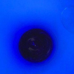 6 UNION STREET ASTA Cobalt Blue Champaign Flutes Hand Blown Art Glass GUY CORRIE