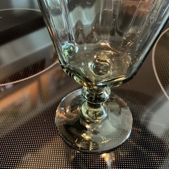 Lenox crystal Wine Glass Antique Jade Green 5” RARE FIND.