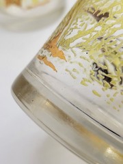3 MCM Bartlett Collins Under The Sea Highball Tumbler Glasses Cocktail Barware