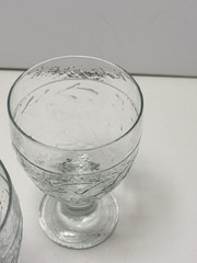 Willow House Tuscan Hammered Design Water Goblets 16 Ozs. Set Of 4
