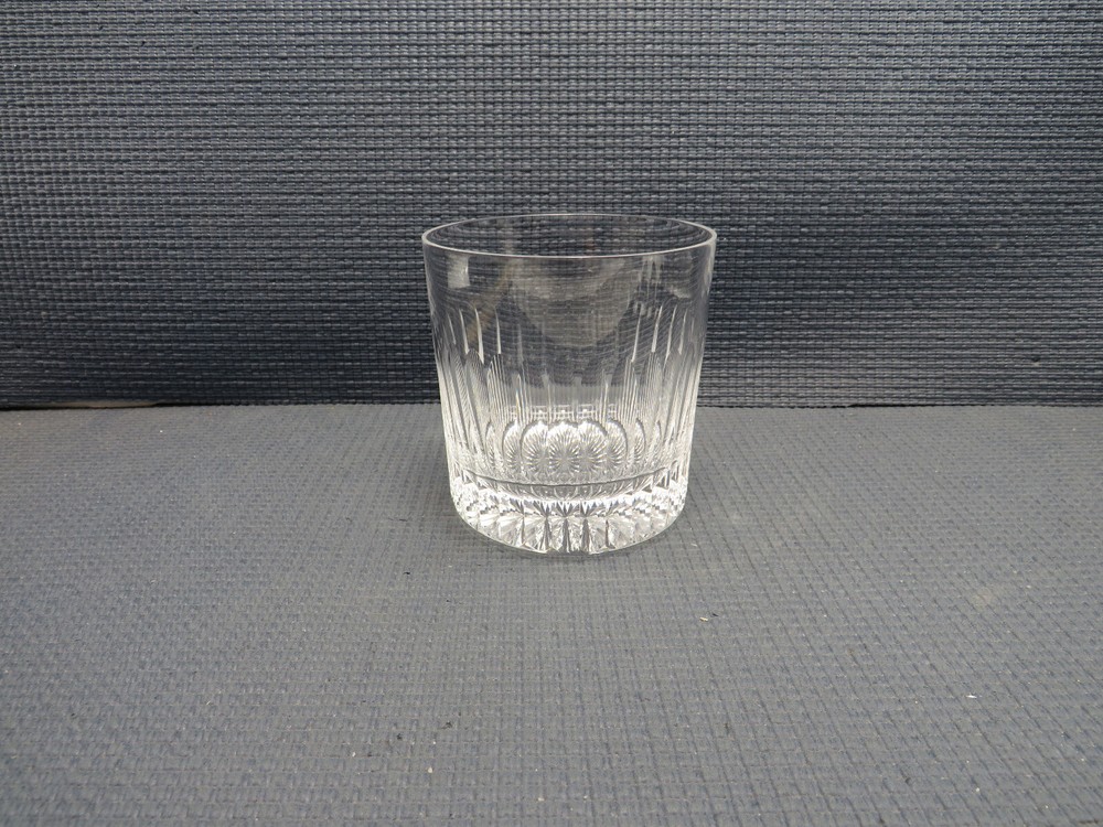 Royal Brierley Vertical Cut Design Double Old Fashion 3 1/2″ x 3 3/8″T
