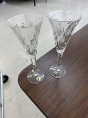 Waterford Crystal Millennium 5 Toast Universal Wishes Toasting Flutes EXCELLENT