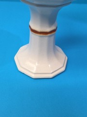Set of 2 Pottery Gobelet Vintage Pottery Cream/Gold