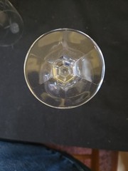 Vintage Fine Crystal Wine Glasses By Diamond Craft Co. With Original Box/Papers