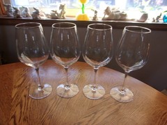 Wine 22 Oz Di Vino Bormioli Rocco Blown Crystal – Set of 4