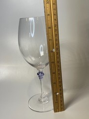 Red Wine Chablis by Mikasa Crystal Wine Glass Discontinued Pattern Purple Grapes