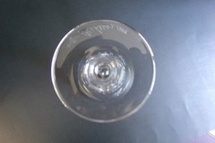 WATERFORD MILLENNIUM PEACE Cut Crystal CHAMPAGNE FLUTE Signed O’Leary 9.5″ Set 2