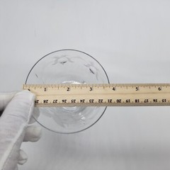Glastonbury Lotus «Bird Of Paradise» Clear Glass Water Goblet 6-1/4″ H Barware