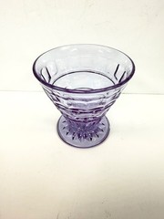 RARE Fostoria Glass Hermitage Wisteria (Neodymium) 2 3/4″ Oyster Goblet Stem