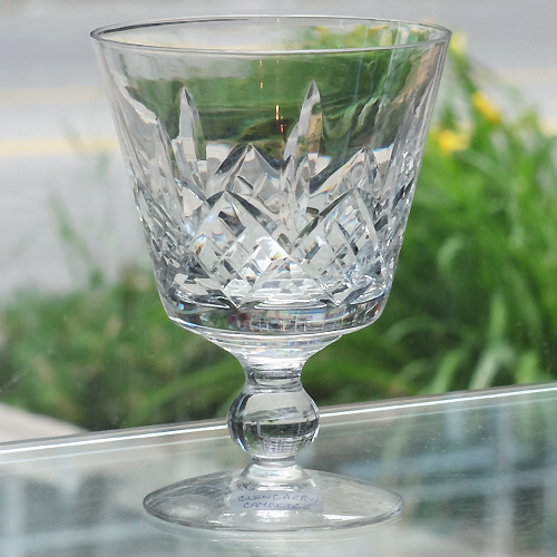 GLENGARRY by Stuart Goblet 5″ tall Hand Cut made in England NEW NEVER USED