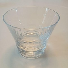 Baccarat Crystal Cut Glass Set of 2 Made in 2016 2017 Collectible