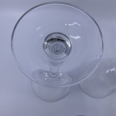 Mikasa Alexandra Pattern Crystal 9 1/4” Flared Glasses w/Two Rings Set Of 5