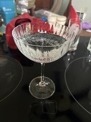 Galway Irish Crystal Erne Cocktail Champagne Saucer Clear Set of 4. EC