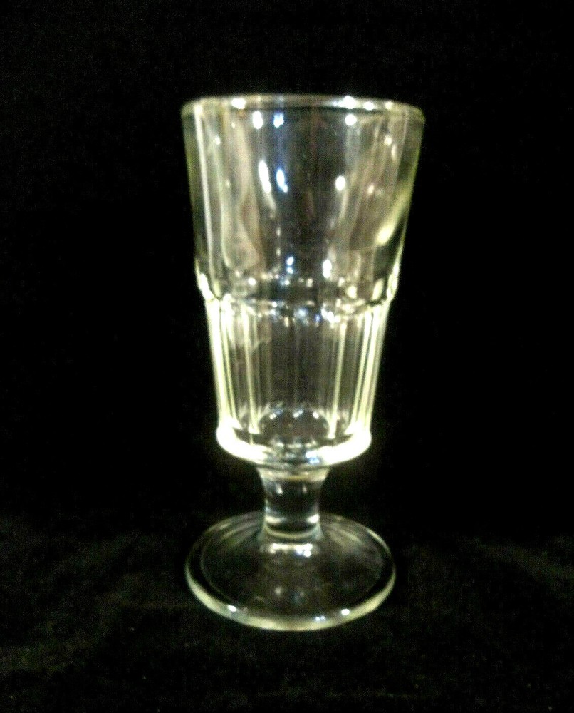 Extra Heavy Thick Clear Glass 8 1/4″ Goblet