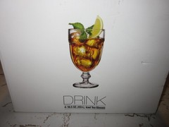 VINTAGE MACY’S «THE CELLAR» 4PCS 16.5oz ICED TEA BEVELED SMALL STEM BAR GLASSES