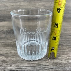 Crown Royal Glass Drinking Cup Clear