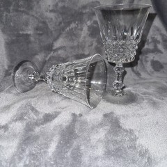 Cristal d’Arques-Durand Tuileries Villandry cut lead crystal wine glass Set 2