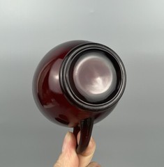 Royal Ruby Red Glass Tea, Coffee or Punch Cups Set of 7 Vintage