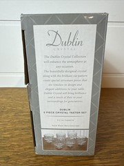 New Crystal Glasses Dublin Shannon 6 Piece Crystal Taster Set By Godinger