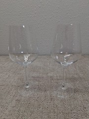 2 Mikasa Stephanie 9” Wine Goblets Wine Glass