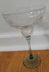 Vtg Sombrero Line Cristal D’arques- Margarita Glass 7.5″ Drink Glass Tall Stem