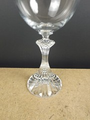 Lot of 4 Mikasa Crystal The Ritz Iced 6.5″ Wine Glasses