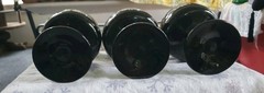 3 Gorham Reizart Black Amethyst MCM Crystal Stemware Glasses Champagne/Sherbet
