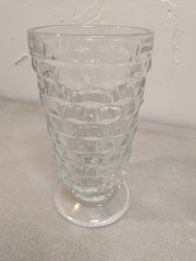 Whitehall Clear Cube Design by Colony Straight Rim Iced Tea Glass – 6 inch