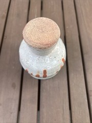 Warren Mackenzie Goblet With Shinzo Glaze And Finger Swipes